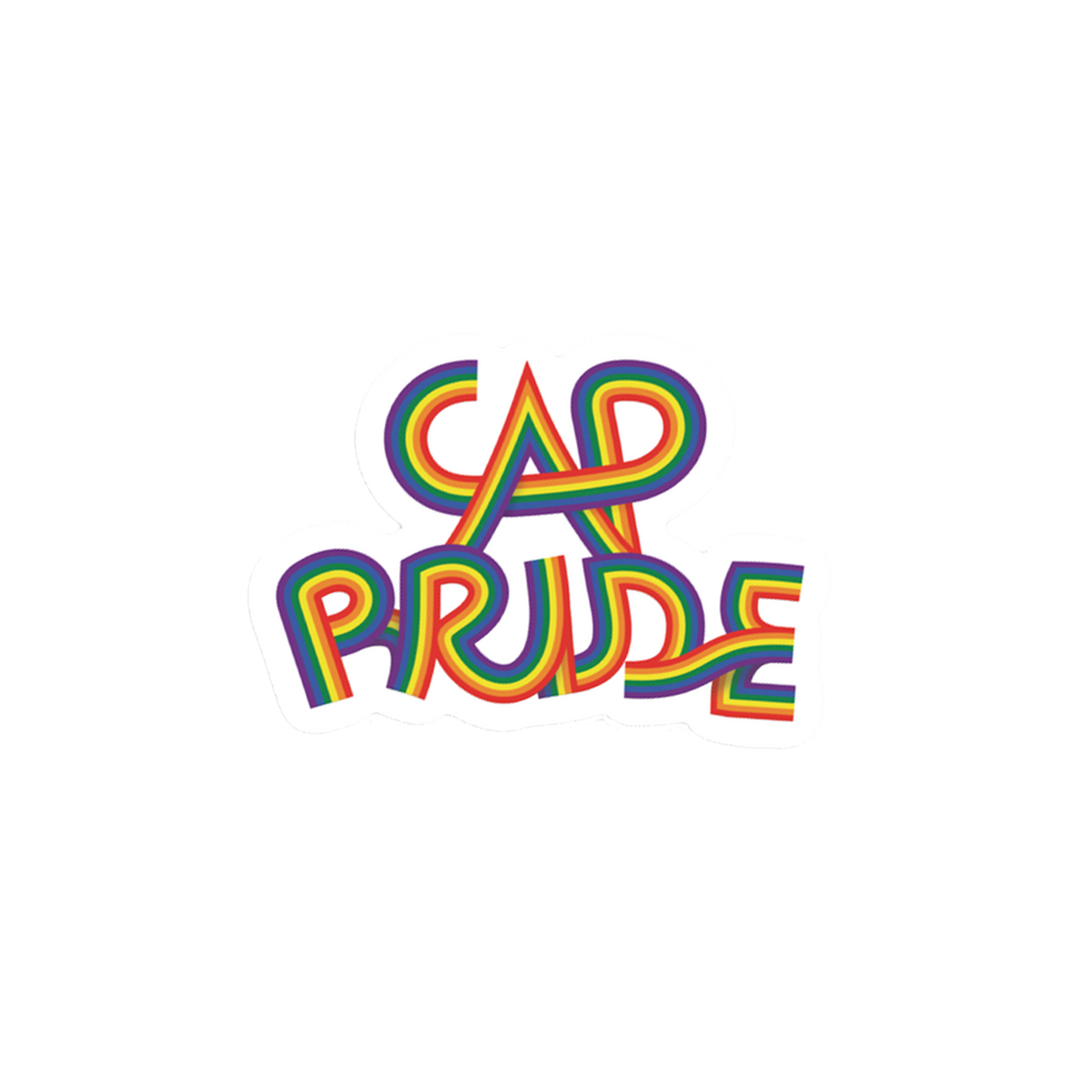CAP Pride Rainbow Kiss-Cut Vinyl Decal
