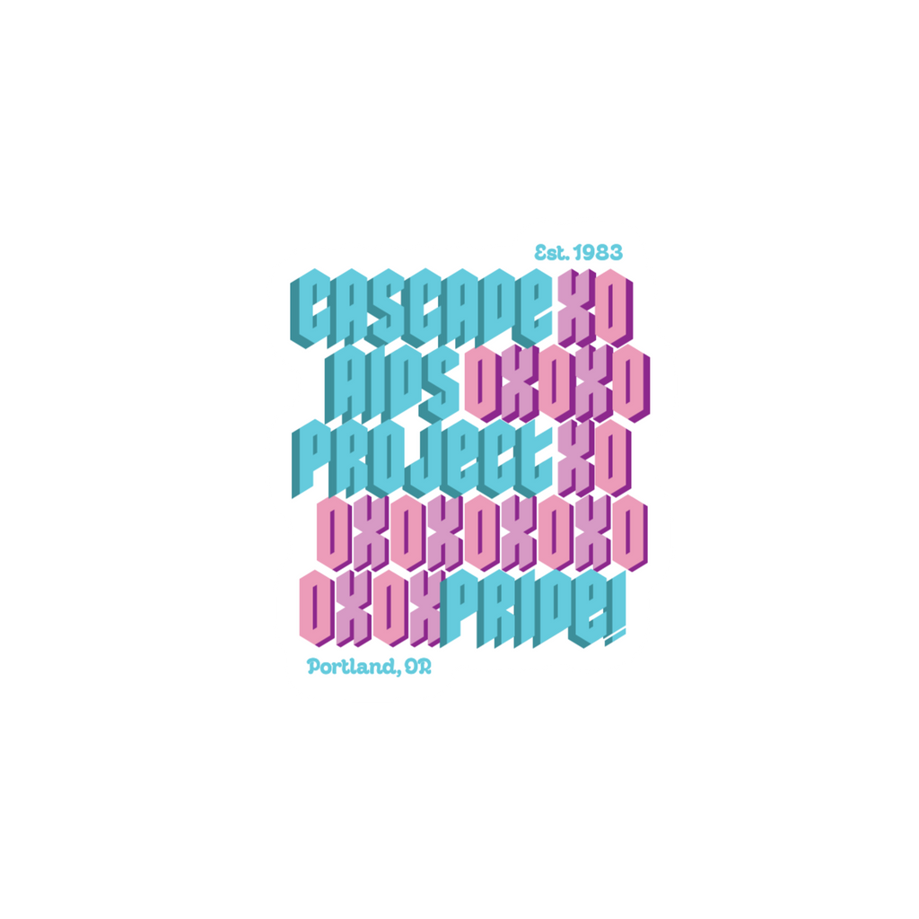 OXOXO Pride Kiss-Cut Vinyl Decal