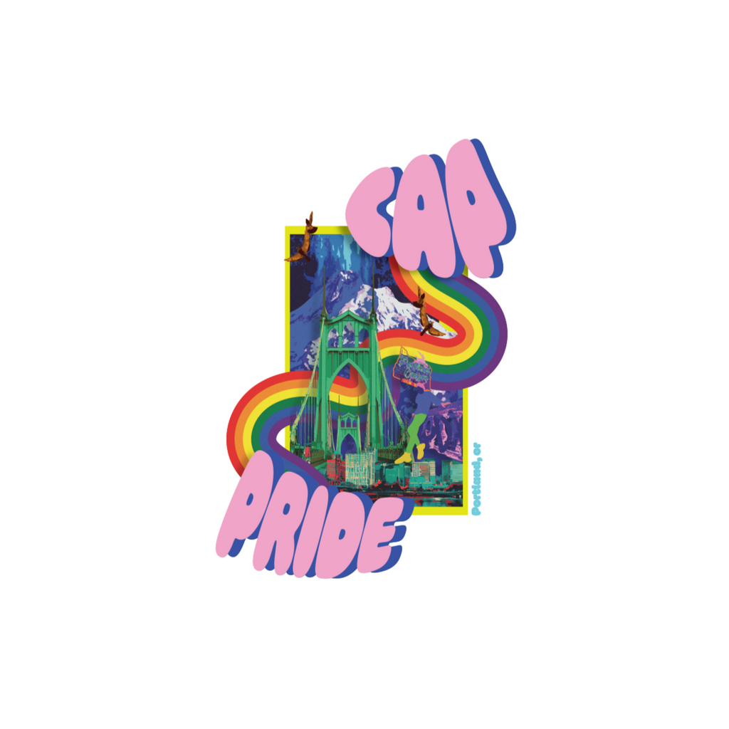 CAP Pride Portland Kiss-Cut Vinyl Decal