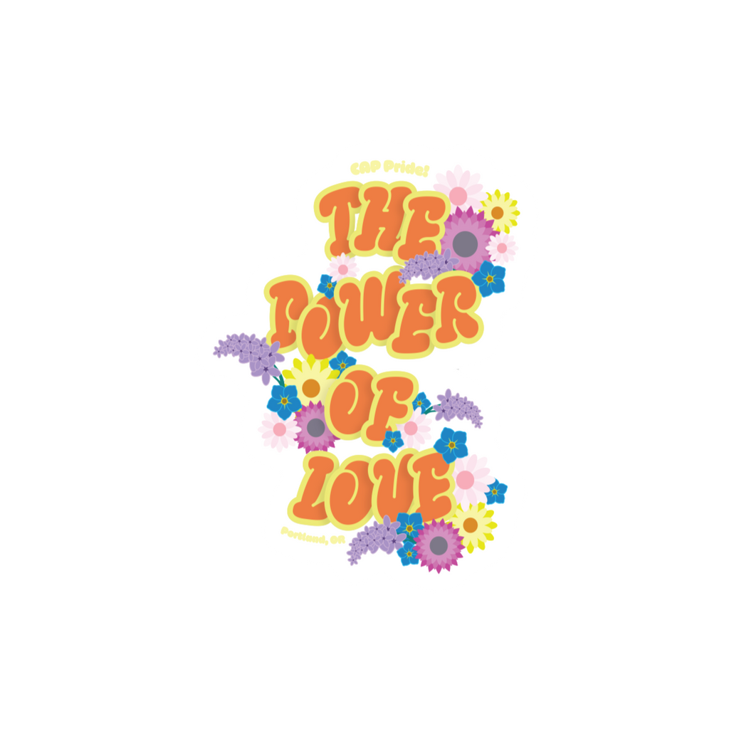 The Power of Love Kiss-Cut Vinyl Decal