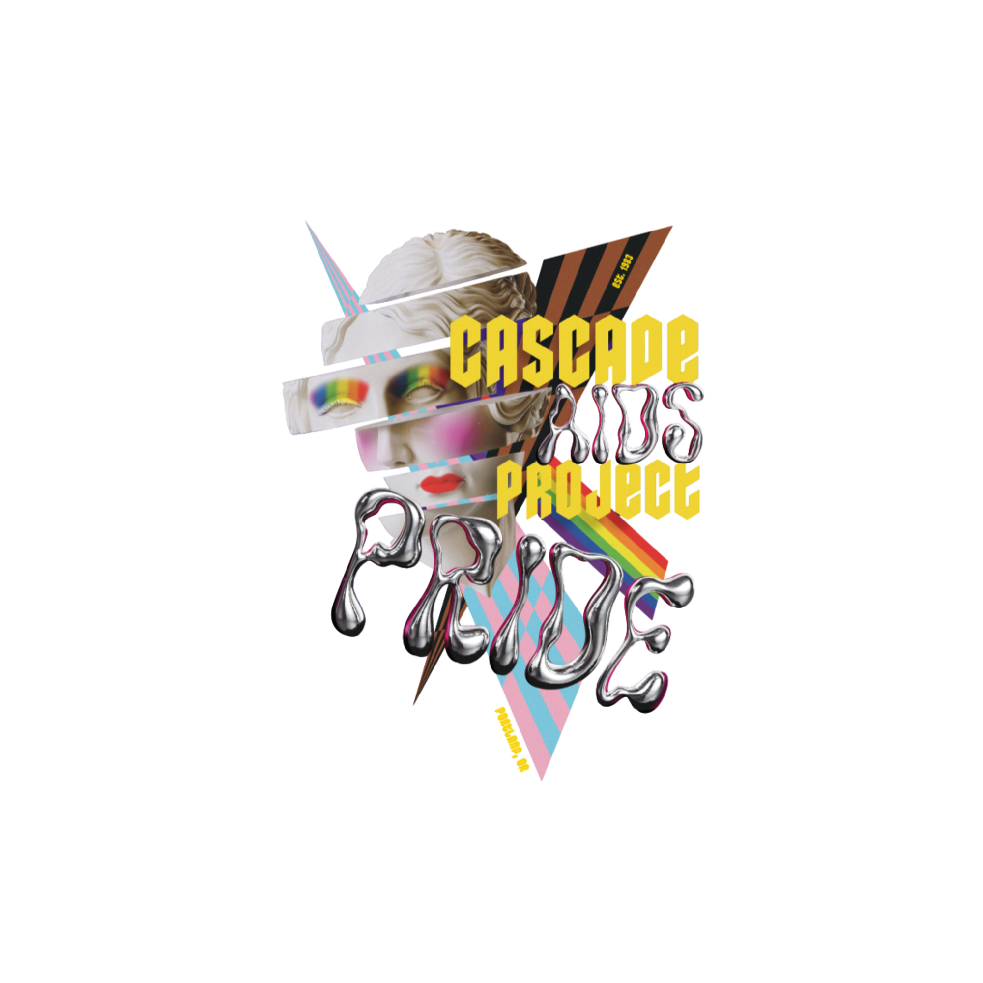 Chrome Renaissance Pride Kiss-Cut Vinyl Decal
