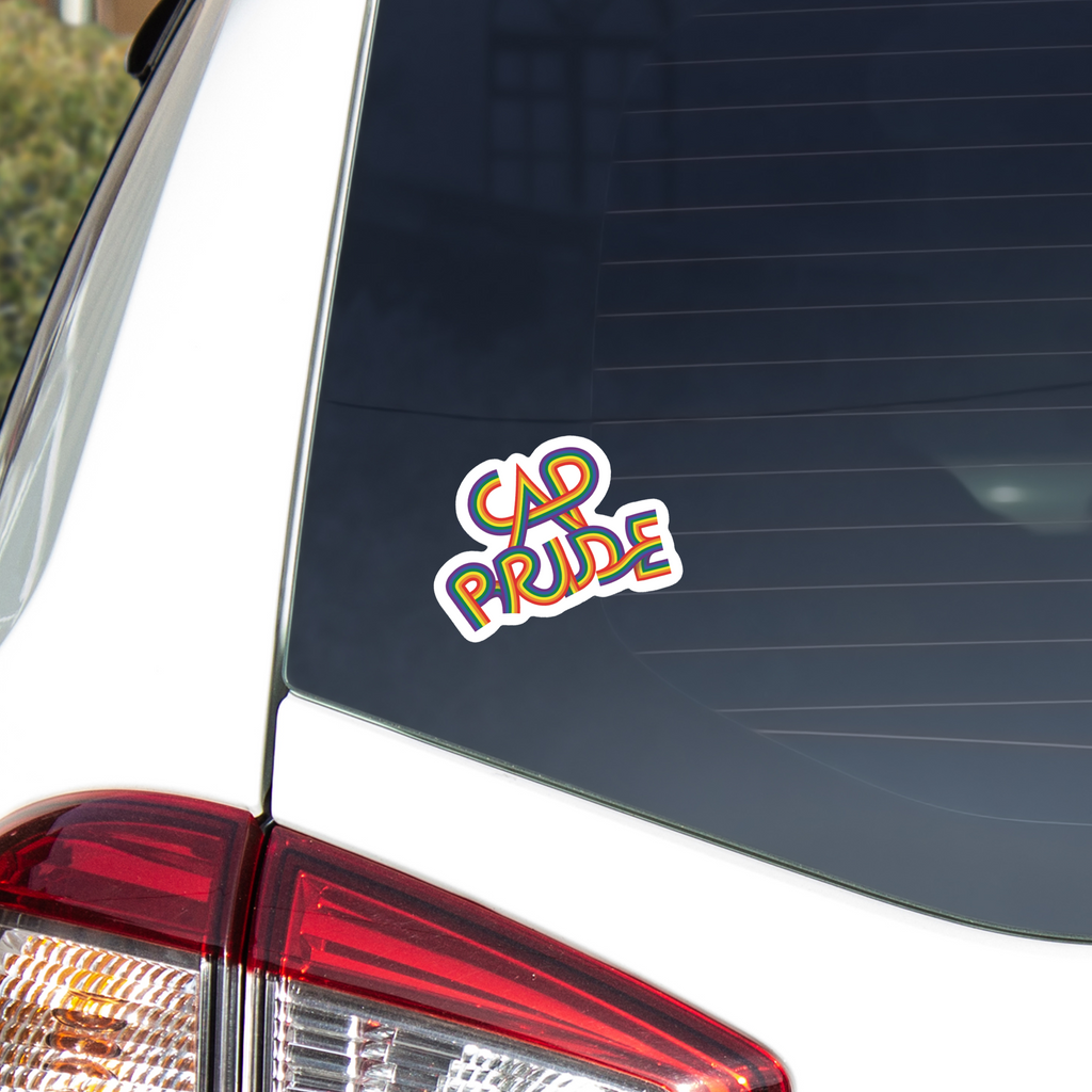 CAP Pride Rainbow Kiss-Cut Vinyl Decal