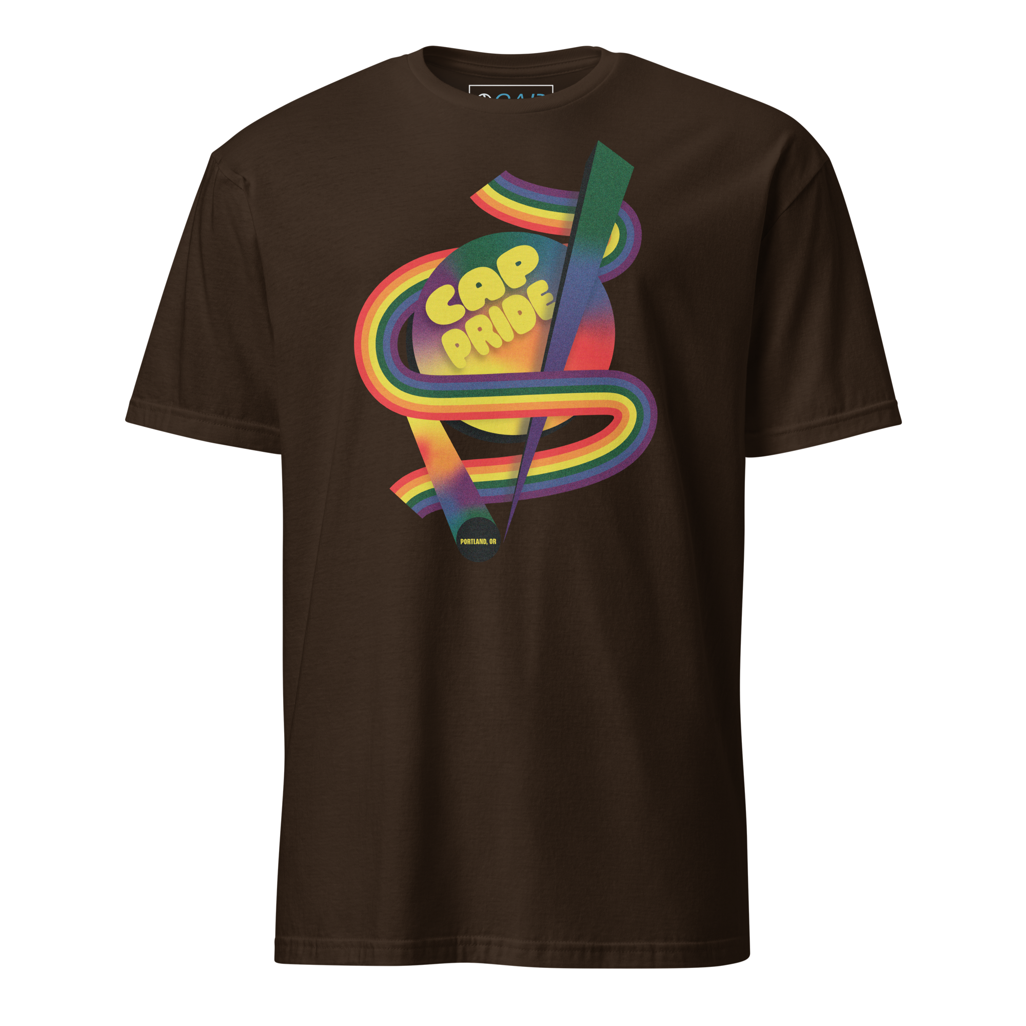 CAP Pride Retro Rainbow Unisex Softstyle T-Shirt