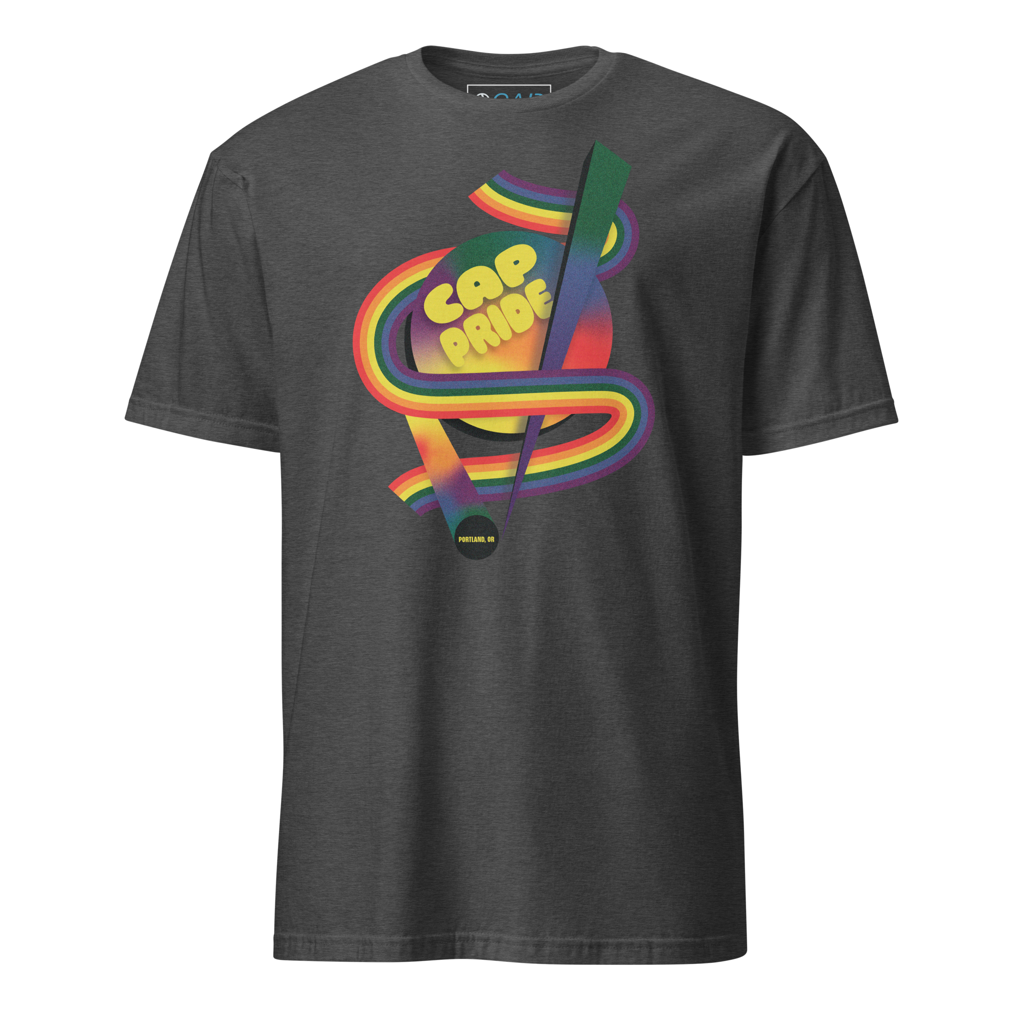 CAP Pride Retro Rainbow Unisex Softstyle T-Shirt