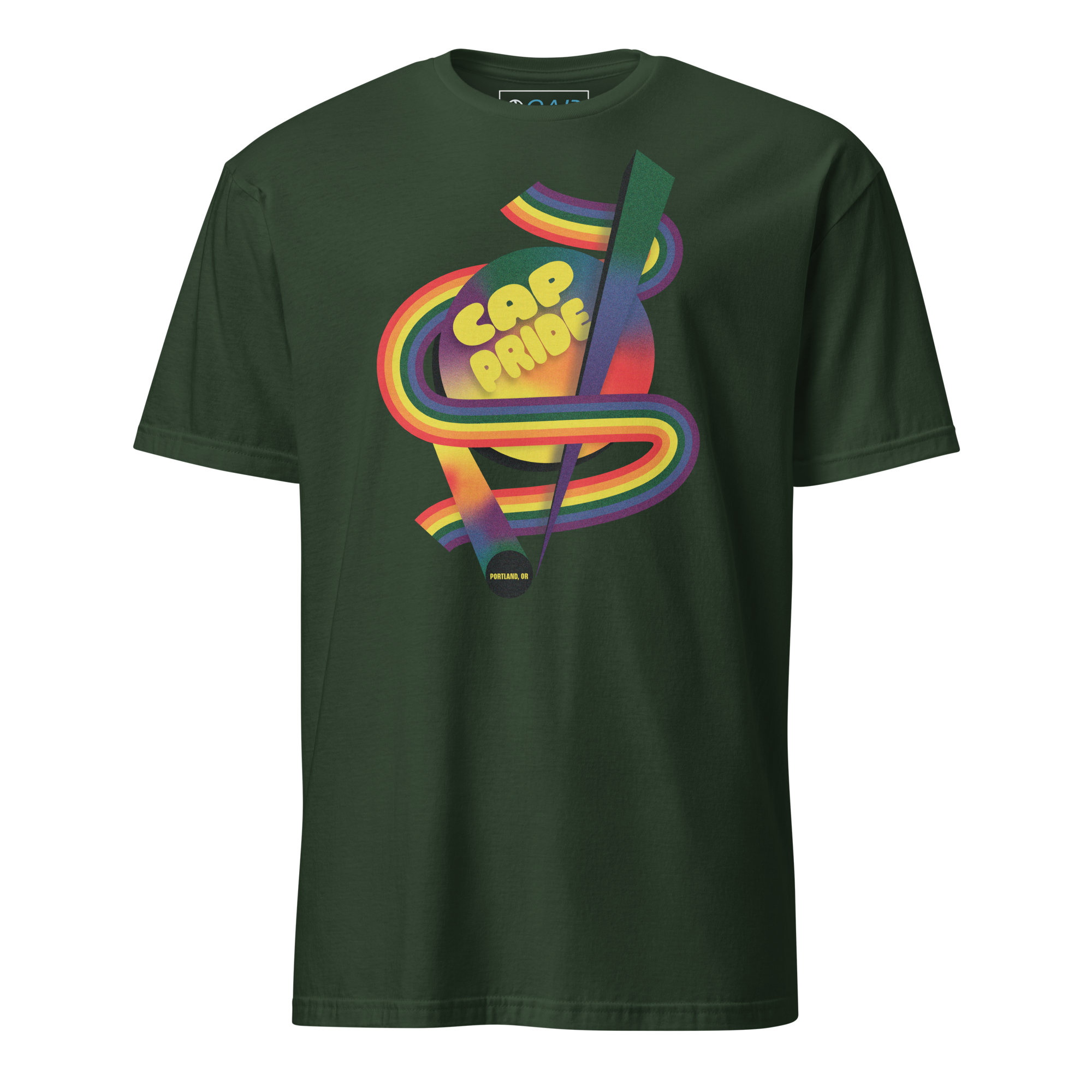 CAP Pride Retro Rainbow Unisex Softstyle T-Shirt