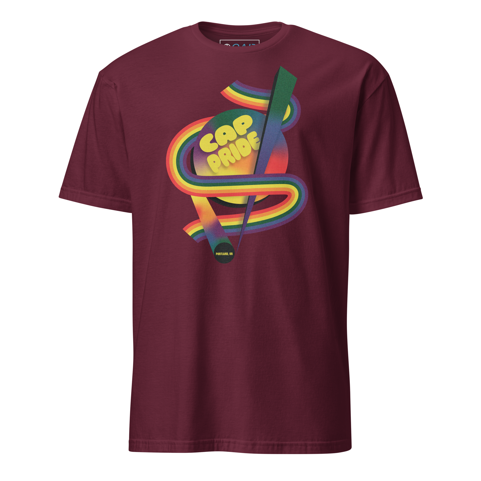 CAP Pride Retro Rainbow Unisex Softstyle T-Shirt