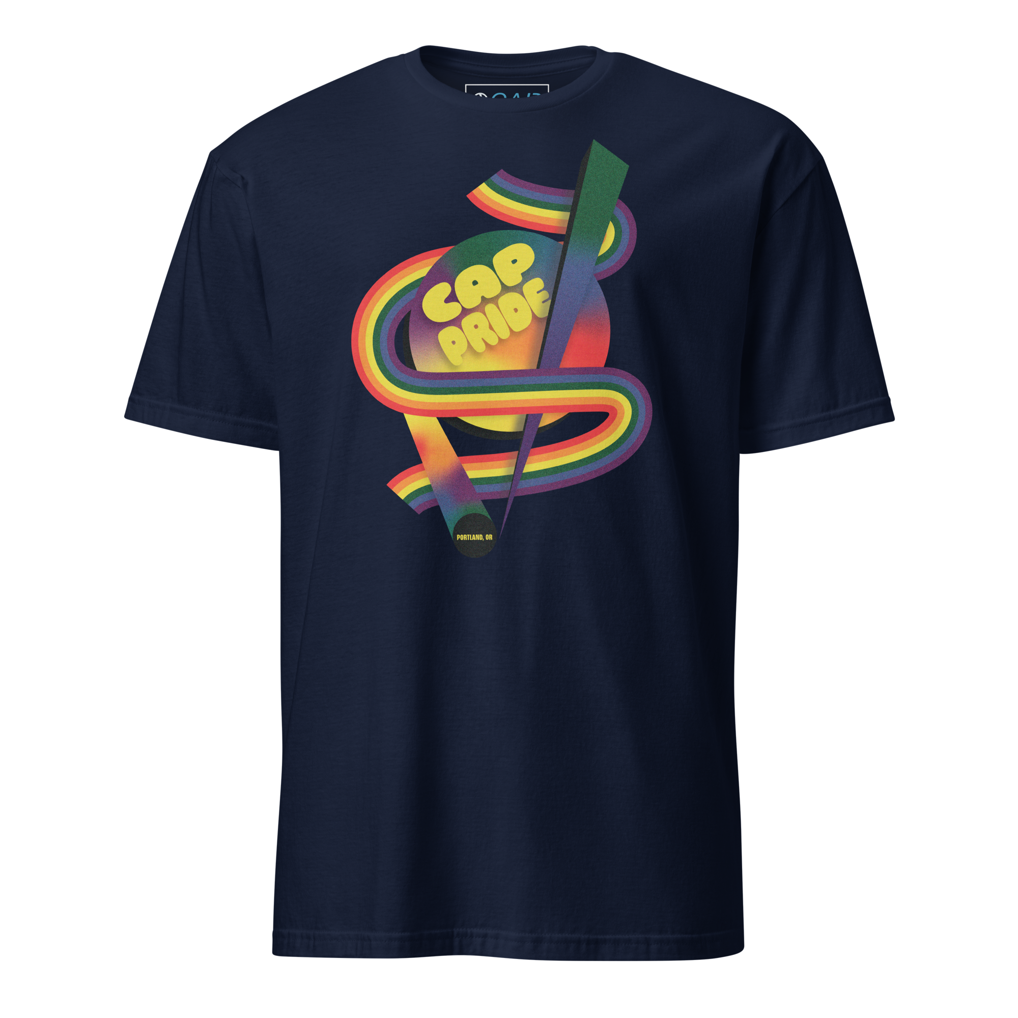 CAP Pride Retro Rainbow Unisex Softstyle T-Shirt