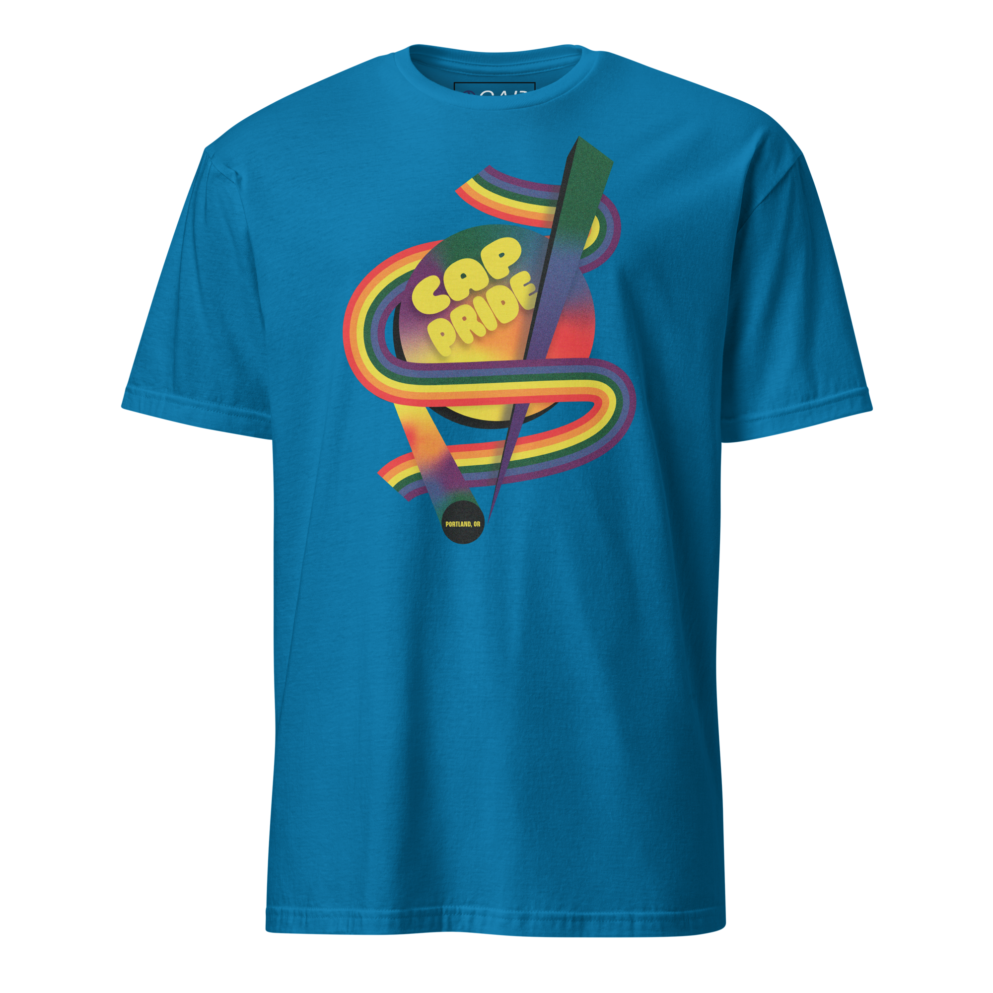 CAP Pride Retro Rainbow Unisex Softstyle T-Shirt